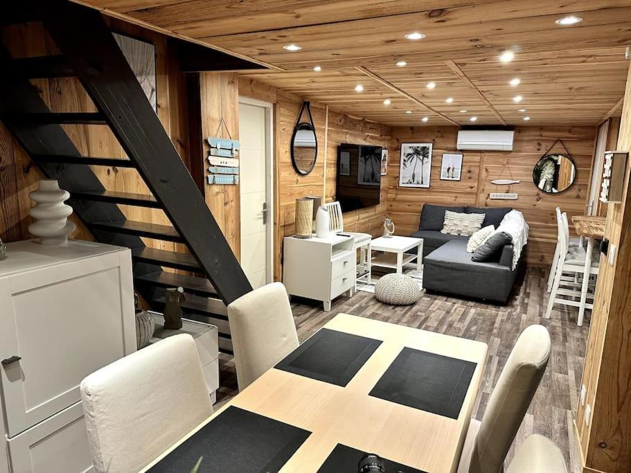 Chalet Et Jaccuzy Sur La Plage Biscarrosse Εξωτερικό φωτογραφία